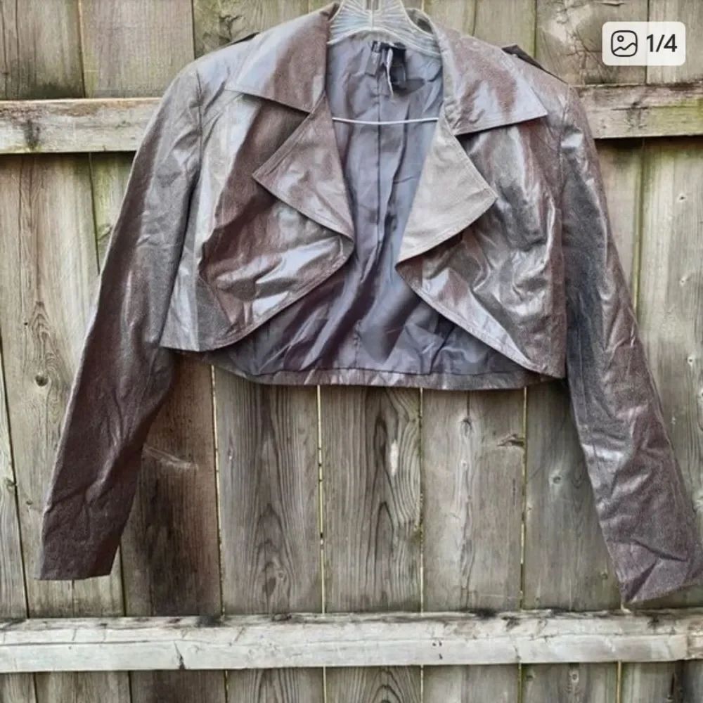 Crop Gray Jacket